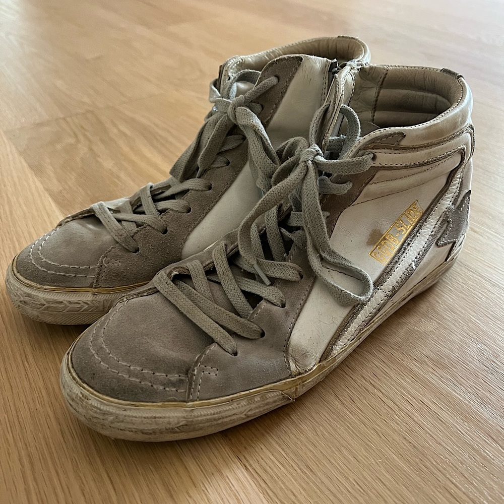 Golden Goose Hi-Top Slide - Size 39